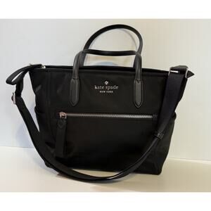 Kate Spade New York Chelsea Nylon Tote Medium Satchel Crossbody Shoulder Bag